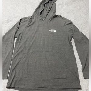 💙The North Face gray cotton hoodie men’s M